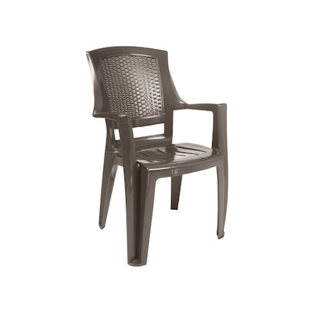 Rainbow Outdoor Flora Rattan Armchair-Brown RBO-FLORA-BRW-AC-SET4